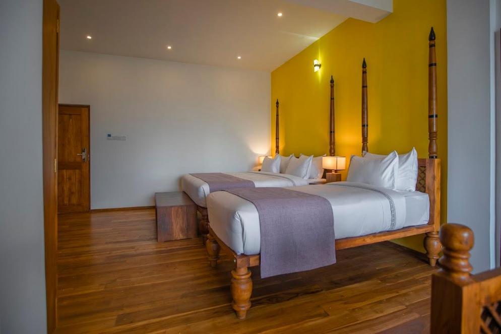 Suite für 3 Personen mit Kingsize-Bett und Bergblick